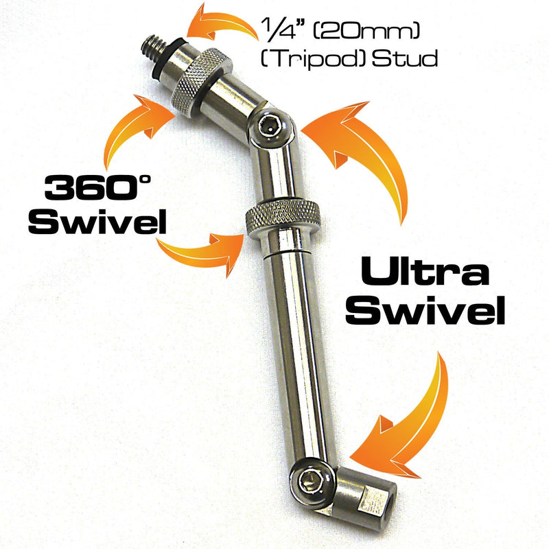 Swivel-CAM Camera Mount for Goldwing Brake or Clutch (Black)