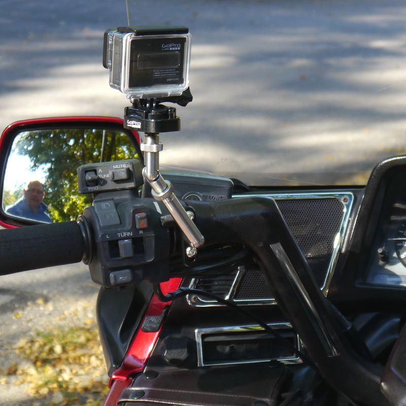 Swivel-CAM Camera Mount for Harley-Davidson Brake or Clutch (Black)
